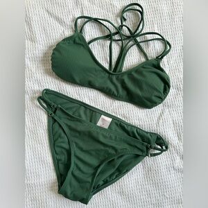 Xhilaration Women’s bikini: small top, Med bottom